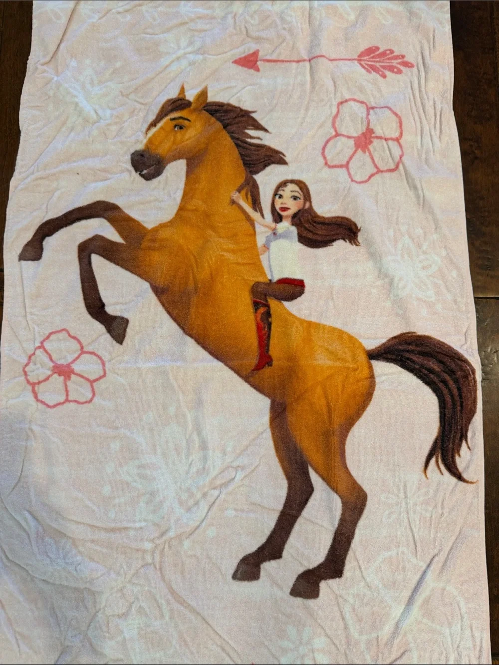 Dreamworks Spirit Horse Print Beach/BathTowel